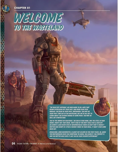 Modiphius, Fallout Factions the Board Game: Core Rulebook