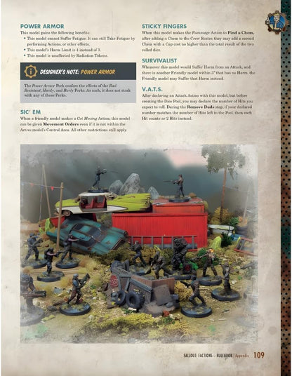 Modiphius, Fallout Factions the Board Game: Core Rulebook