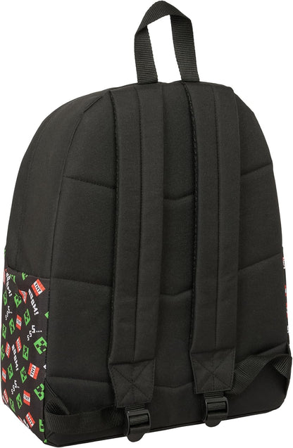MINECRAFT – Children's Day Pack, Children's Backpack, Quality and Maximum Resistance, Comfortable and Versatile, 33 x 15 x 42 cm