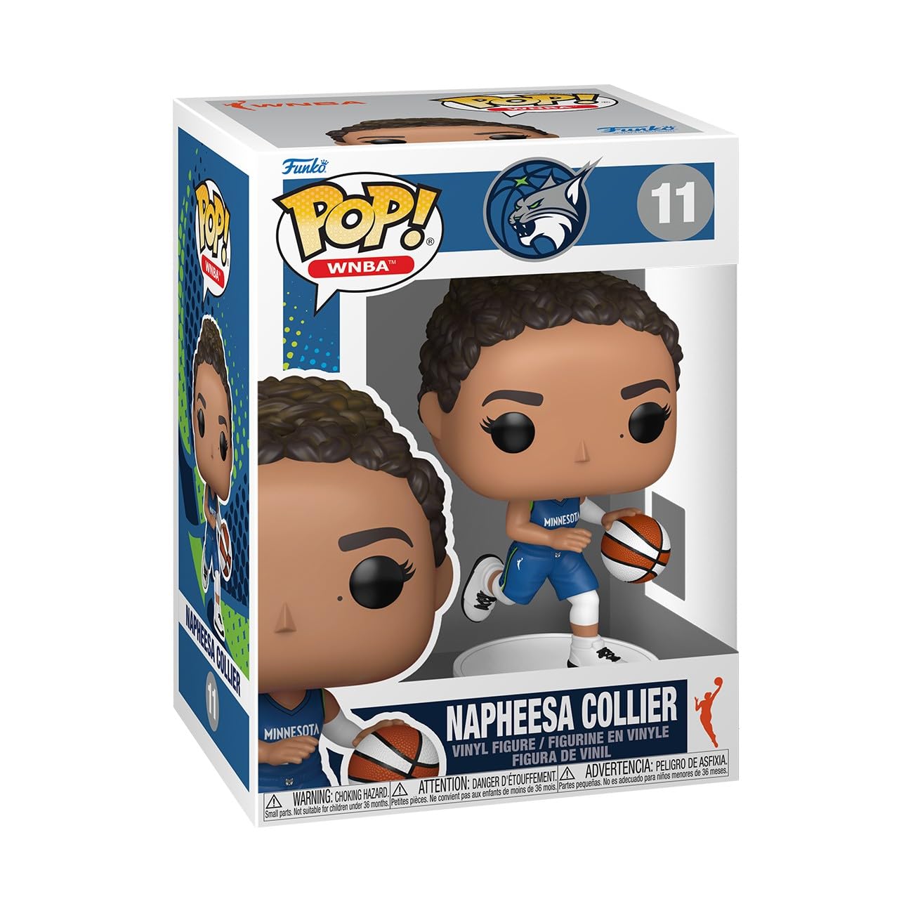 Funko Pop! WNBA: Minnesota Lynx - Napheesa Collier - Collectable Vinyl Figure - Gift Idea - Official Merchandise - Toys for Kids & Adults - Sports Fans - Model Figure for Collectors and Display