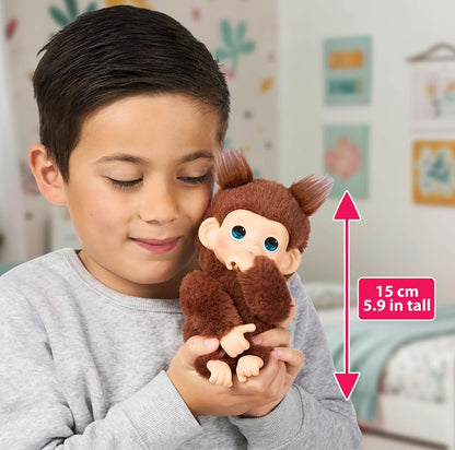 Spectron - Little Live Pets My Baby Mini Monkey Brown - Interactieve Knuffel