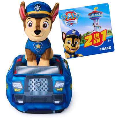 Paw Patrol - 2-In-1 Vehicle Plush W/Chase 15 Cm (6075428)