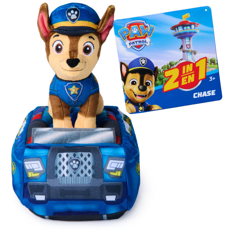 Paw Patrol - 2-In-1 Vehicle Plush W/Chase 15 Cm (6075428)