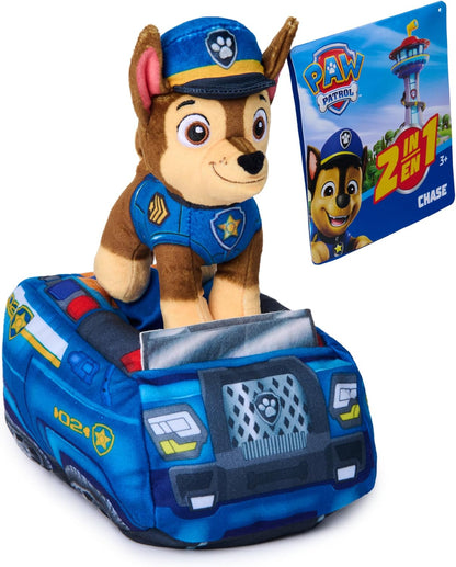 Paw Patrol - 2-In-1 Vehicle Plush W/Chase 15 Cm (6075428)