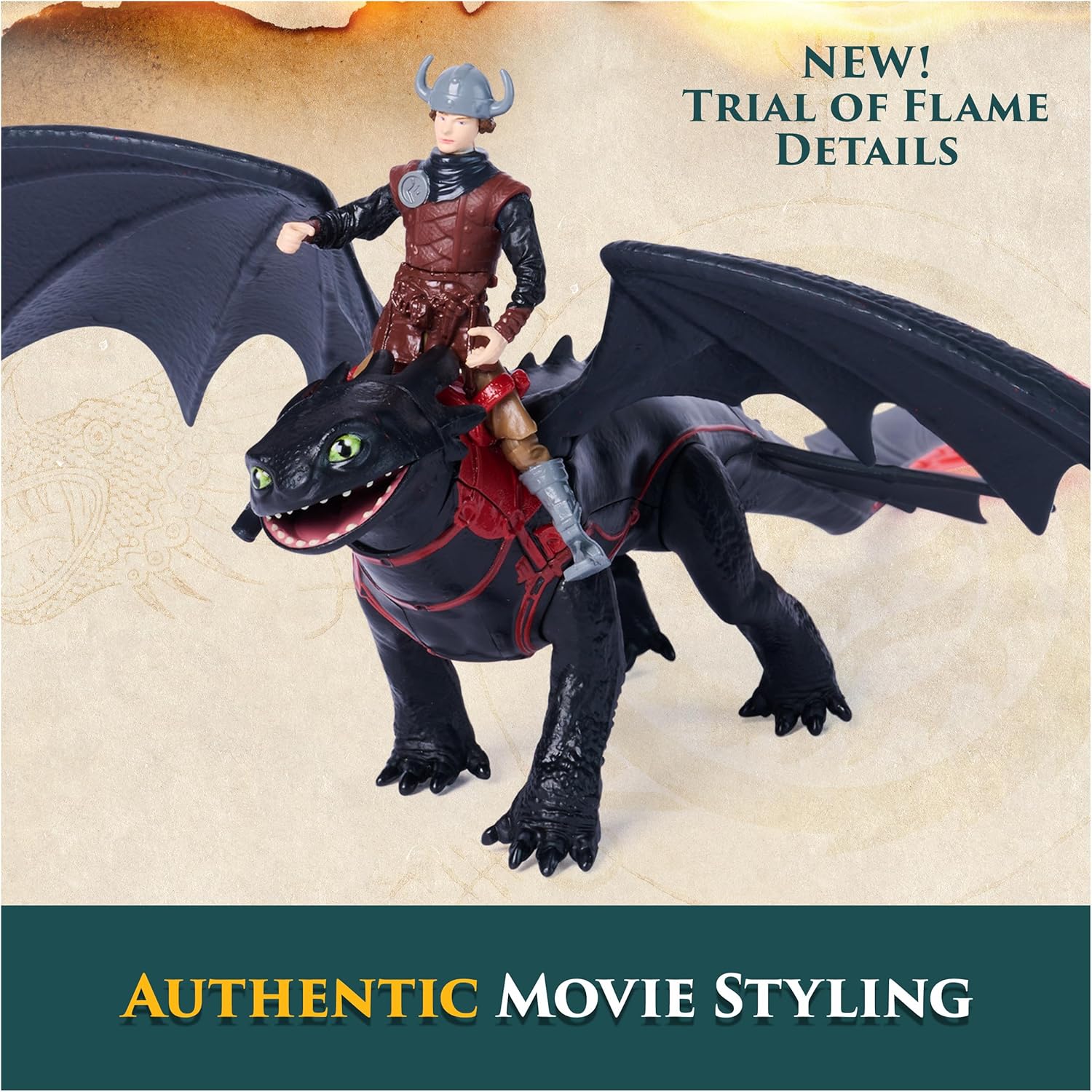 Dragons - Viking & Dragon-Toothless & Hiccup (6075557)