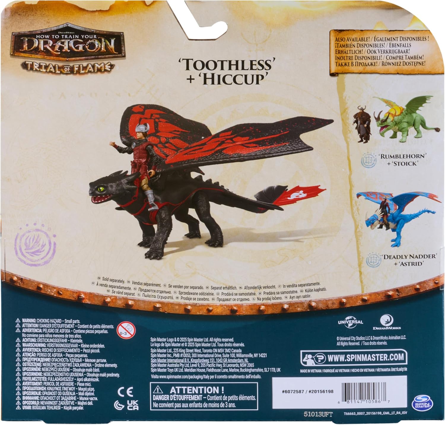 Dragons - Viking & Dragon-Toothless & Hiccup (6075557)