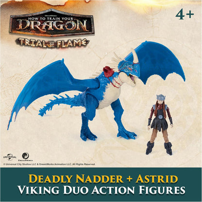 Dragons - Vikingc & Dragon-Deadly Nadder & Astrid (6075558)