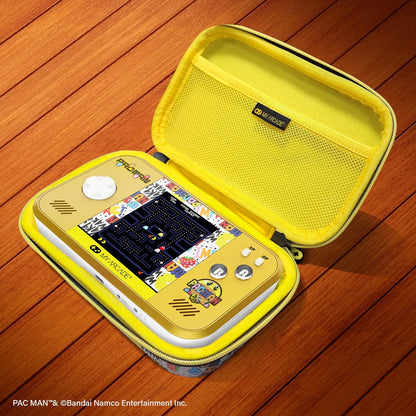 My Arcade Pac-Man Pocket Player Max: Pac-Man 45-jarig jubileum retro gameconsole, oplaadbare batterij, 4 klassieke games in 1, Arcade Gaming, inclusief koffer