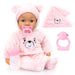 Bayer Design 94230AA Baby doll, cries real tears, with sleepy eyes, soft body, accessories, 42 cm - for boys and girls