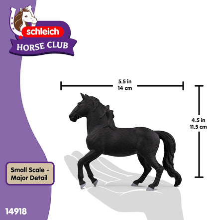 Schleich HORSE CLUB | Stallone lusitano 14918 | figura di cavallo dettagliata | decorazione o figura da collezione | regalo per ragazzi e ragazze | figura dai 6 anni | 13 x 4 x 11 cm
