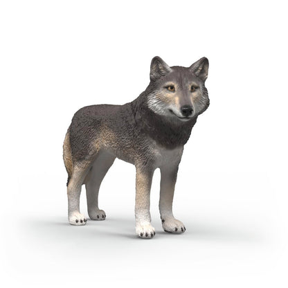 schleich WILD LIFE | Lupo americano 14991 | 9 x 2 x 6 cm | Figura dai 3 anni | figure realistiche di animali | figura animale dettagliata | regalo per ragazze e ragazzi