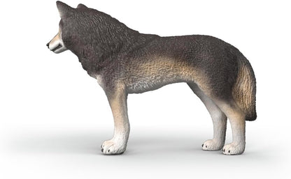schleich WILD LIFE | Lupo americano 14991 | 9 x 2 x 6 cm | Figura dai 3 anni | figure realistiche di animali | figura animale dettagliata | regalo per ragazze e ragazzi
