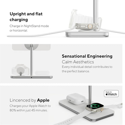 Linq - 3In1 Qi2 Wireless Charging Stand