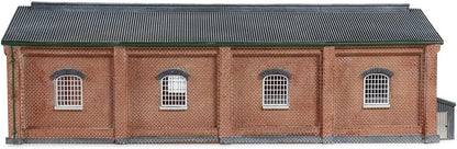 Hornby TT TT9019 Doppelmotorschuppen - Red Brick Collection Eisenbahn - Zubehör - Harzbau, Ab +14 Jahren