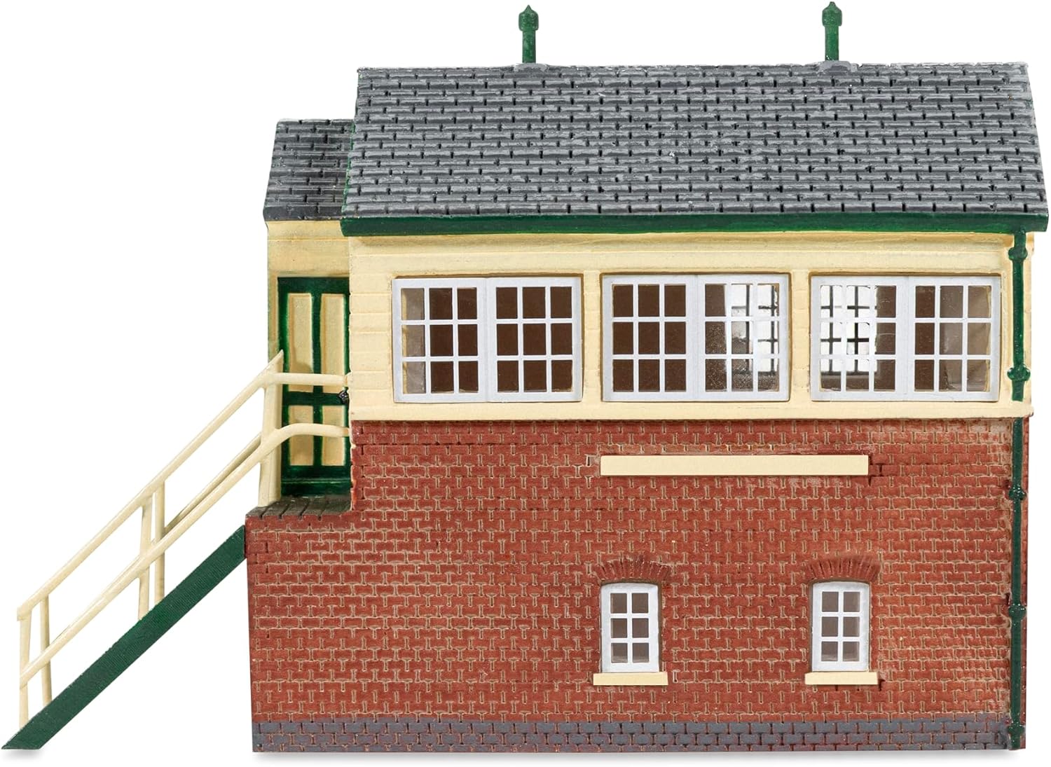 Hornby TT TT9021 Signal Box - Red Brick Collection, Railway - Accessories - Resin Building, for ages +14 Years