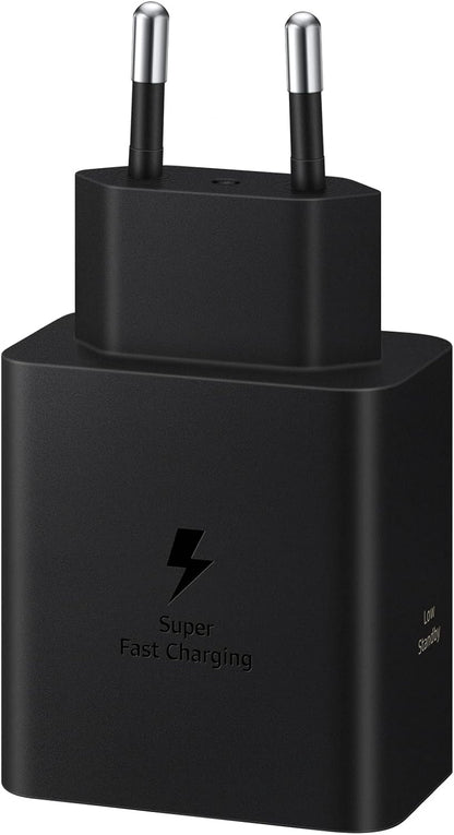 Samsung EP-T6010 Caricatore originale da 60W Super Fast Charging, Porta USB-C (Senza Cavo), Nero
