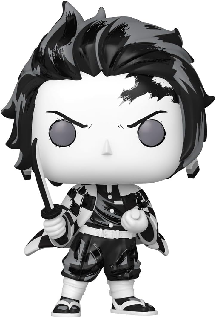 Funko POP! Animation: Demon Slayer - Tanjiro - Sumi-Ink - Sammelbare Vinylfigur - Geschenkidee - Offizielles Merchandise - Spielzeug für Kinder & Erwachsene - Modellfigur für Sammler