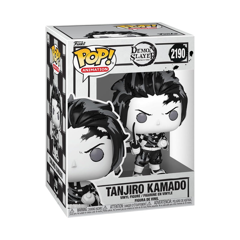 Funko POP! Animation: Demon Slayer - Tanjiro - Sumi-Ink - Sammelbare Vinylfigur - Geschenkidee - Offizielles Merchandise - Spielzeug für Kinder & Erwachsene - Modellfigur für Sammler