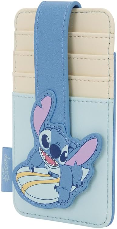 Loungefly Disney Lilo and Stitch Animal Friends Surfing Cardholder
