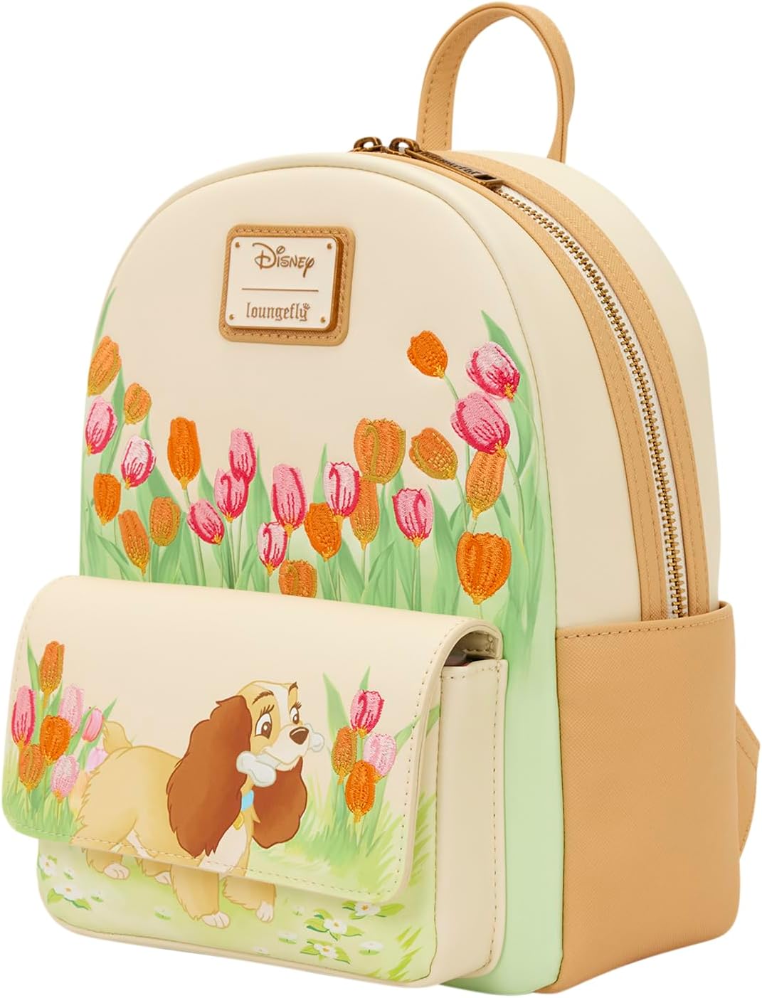 Loungefly Disney Lady and The Tramp Pastel Tulip Mini Backpack