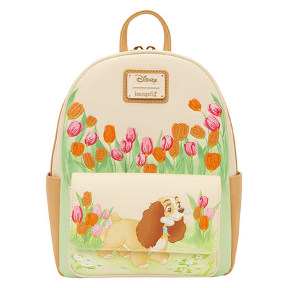 Loungefly Disney Lady and The Tramp Pastel Tulip Mini Backpack