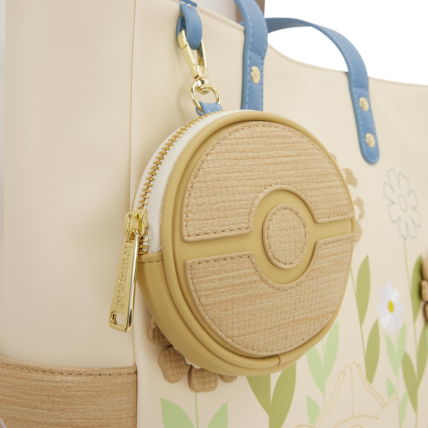 Loungefly Pokemon Floral Tote with Coin Bag
