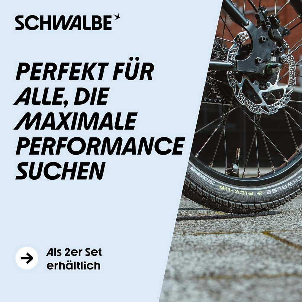 Schwalbe Airmax Smart Bike Sensor - Tyre Pressure Monitoring System for SV Tubeless Valves, Tubes with SV Threaded Stem, Click Valve - Tyre Pressure Gauge for Bicycle, Electric Bike, Gravel Bike