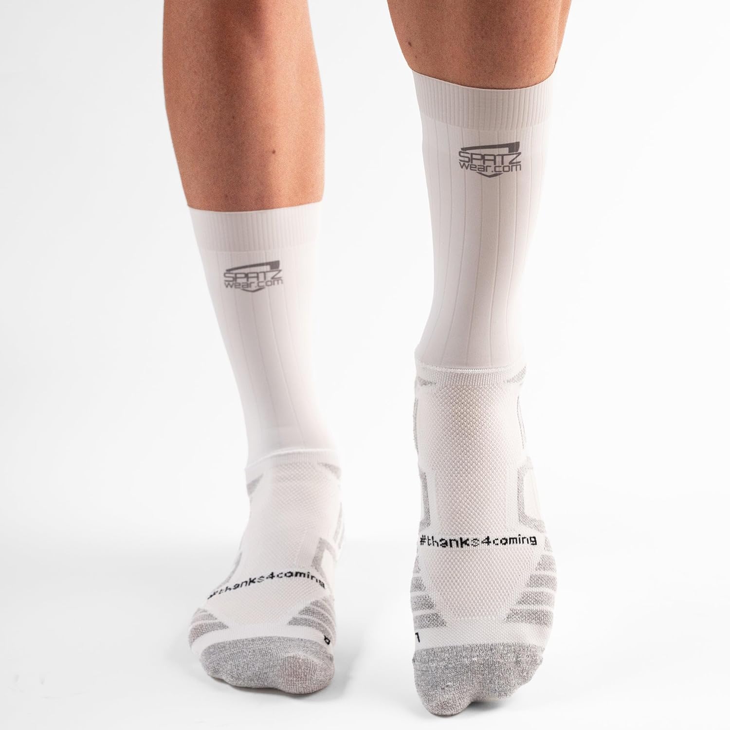 Spatzwear Aero Sokz: White S-M (39-44)