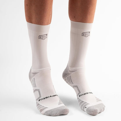 Spatzwear Aero Sokz: White S-M (39-44)