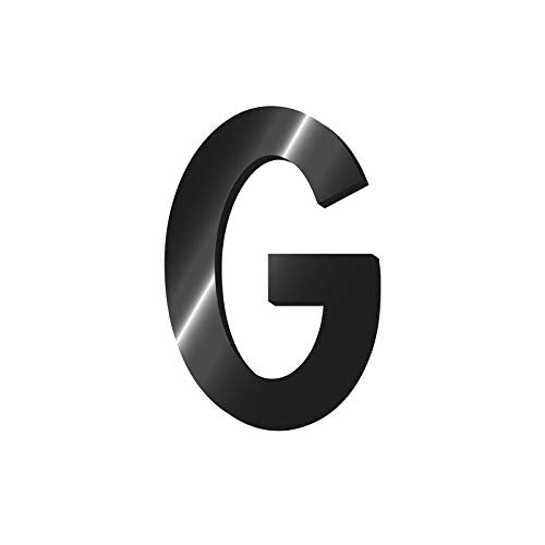 Legami My Initial - Adhesive Metal Letter - G