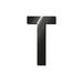 Legami My Initial - Adhesive Metal Letter - T