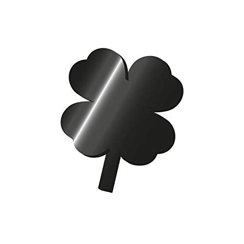 Legami My Initial - Adhesive Metal Letter - Four-Leaf