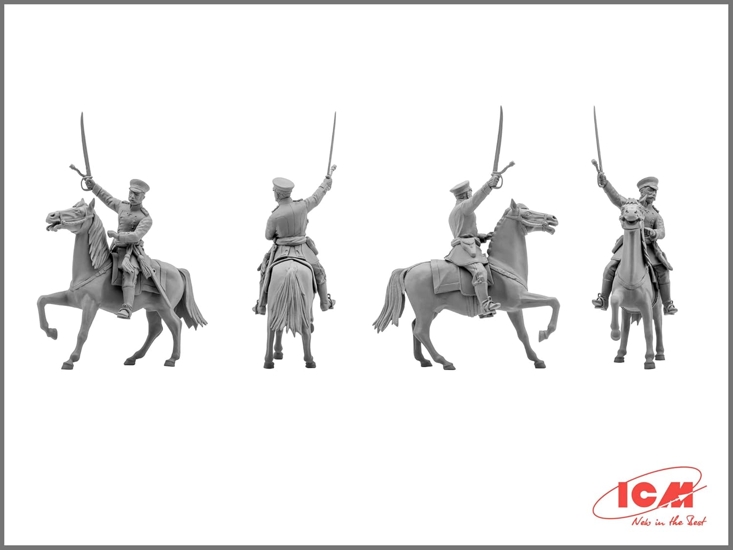 ICM ICM35012 1:35-Prussian Line Infantry (1870-1871) 4 Figs, 14 x 14 x 52 millimetres
