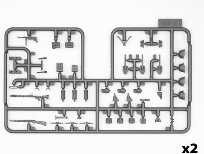ICM ICM35638 1:35-WWII German Infantry Weapons & Equipment,black