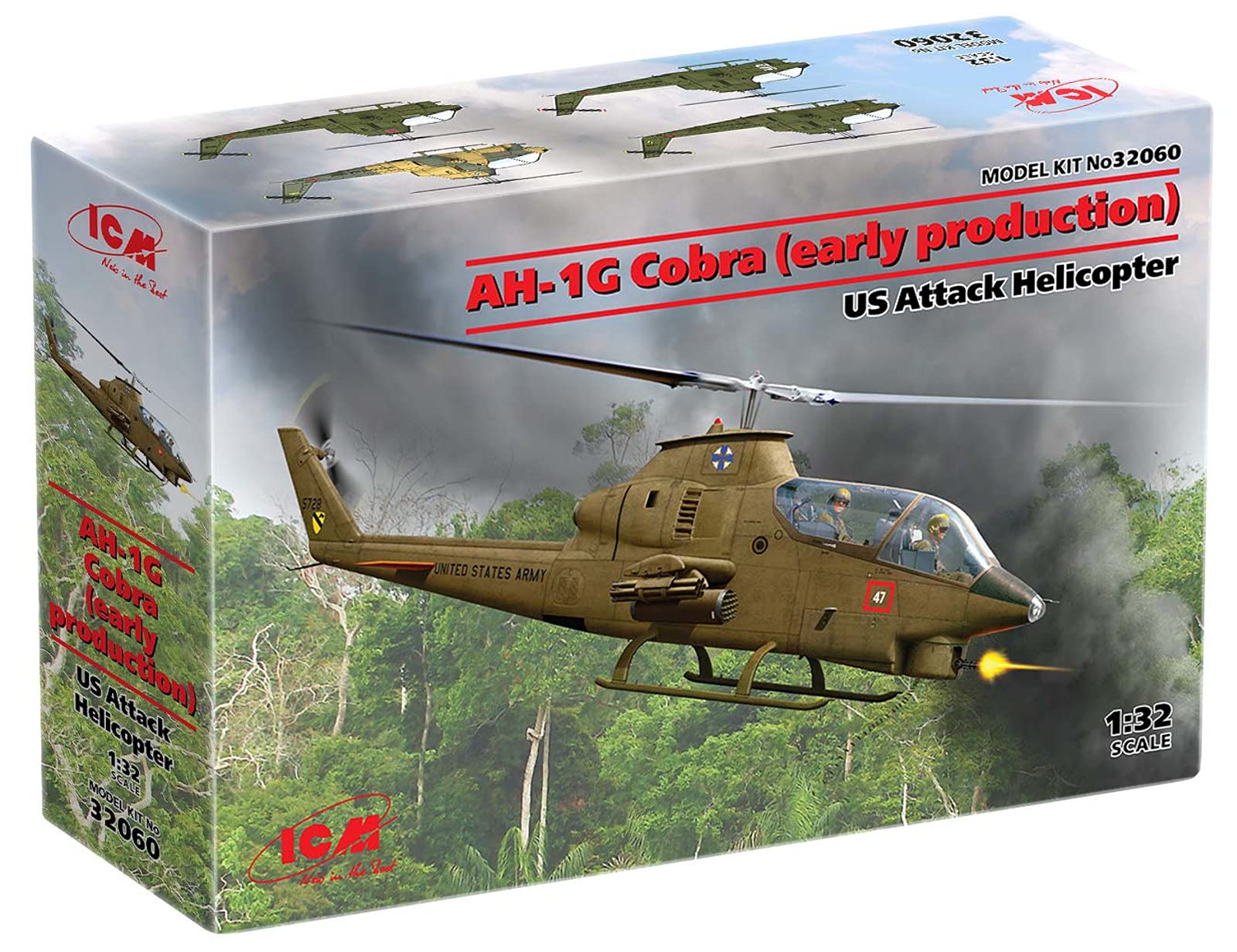 ICM 1:32 - AH-1G Cobra (Early) US Attack Helicopter