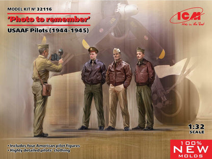 ICM 32116 Photo to Remember', USAAF Pilots (1944-1945
