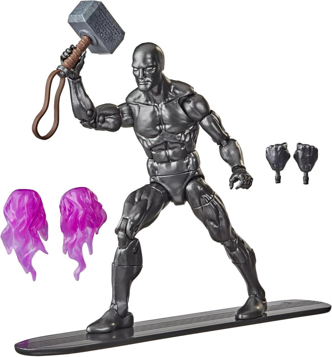 Marvel Legends Hasbro Series Avengers 15-cm Collectible Action Figure Toy Silver Surfer with 6 Accessories