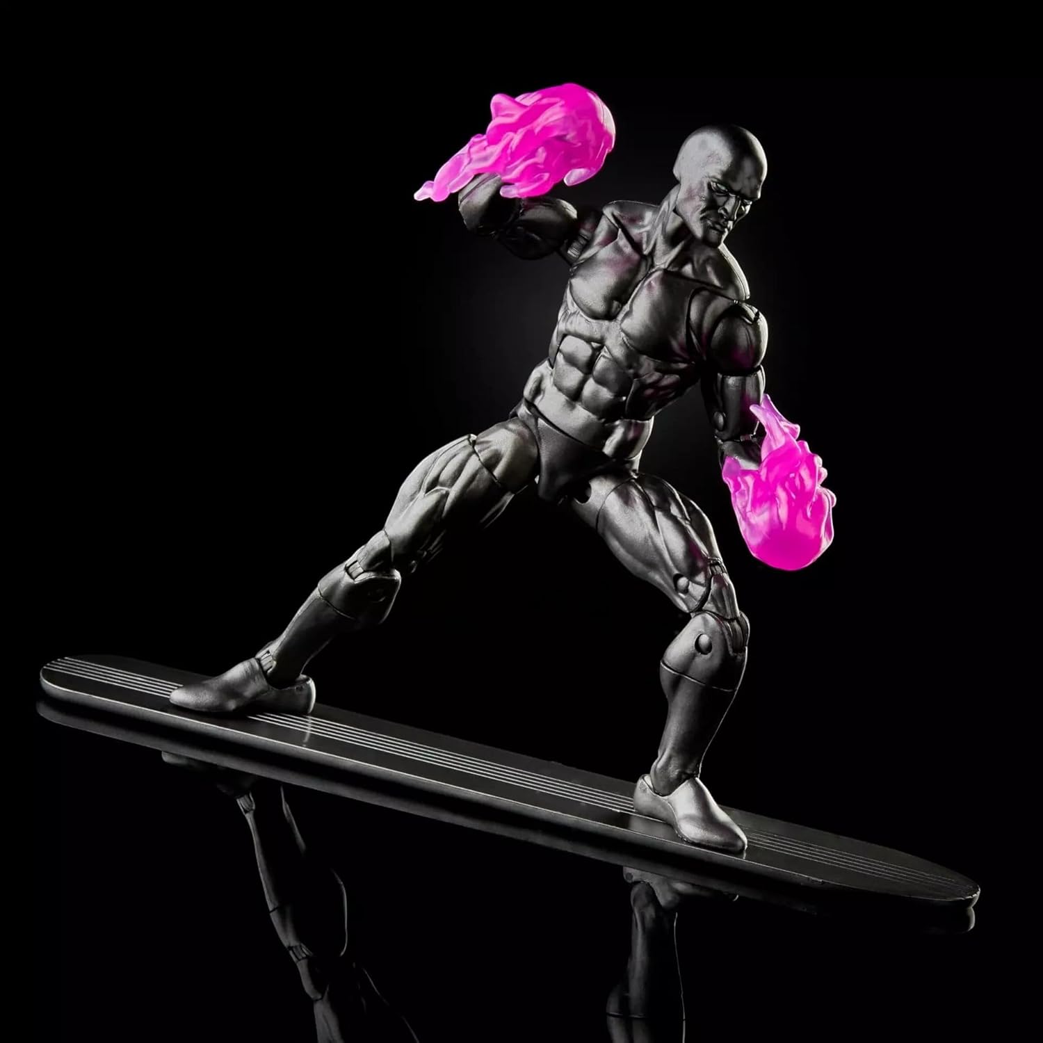 Marvel Legends Hasbro Series Avengers 15-cm Collectible Action Figure Toy Silver Surfer with 6 Accessories
