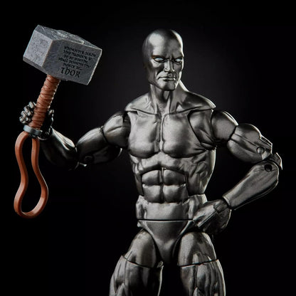 Marvel Legends Hasbro Series Avengers 15-cm Collectible Action Figure Toy Silver Surfer with 6 Accessories