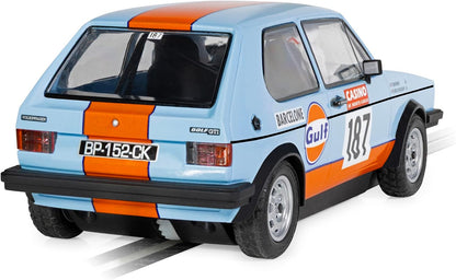Superslot H4609 Volkswagen Golf Gti - Gulf Edition, Slot Car - Street & Rally, for ages 3+ Years