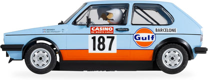 Superslot H4609 Volkswagen Golf Gti - Gulf Edition, Slot Car - Street & Rally, for ages 3+ Years