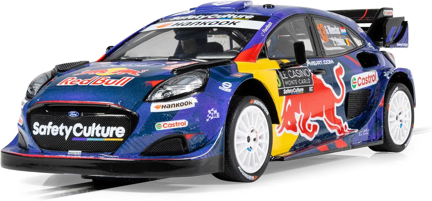 Scalextric C4654 Ford Puma Rally1 Monte Carlo 2025 Cars - Street & Rally Slot Car Racing