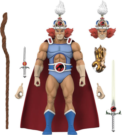 Super7 ULTIMATES! Thundercats King Lion-O - 7" Thundercats Action Figure with Accessories - Classic Cartoon Collectibles and Retro Toys