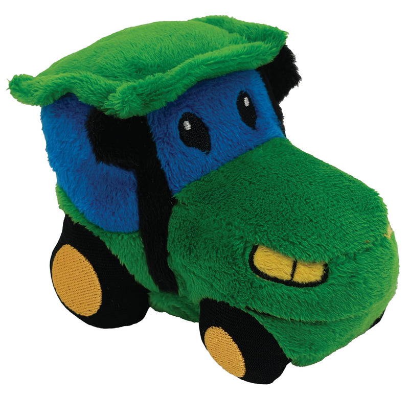 The Puppet Company Green Tractor Finger Puppet - Commute Plush Toy for Storytelling, Role Play and Travel - Cute Farm Vechile Collectable for Children and Adults - 12cm