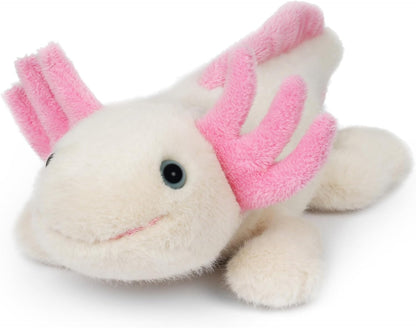 Wilberry Water Wonders Axolotl Soft Toy - Cute Plush Axolotl for Kids, Ultra-Soft Sensory Cuddle Toy, Perfect Ocean Animal Gift for Nursery & Playtime - 9cm
