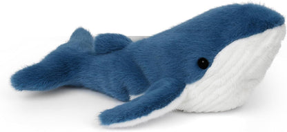 Wilberry Water Wonders Blue Whale Soft Toy - Soft Plush Whale for Kids, Ocean Wildlife Sensory Cuddle Companion, for Bedrooms, Nurseries & Storytime - 10cm