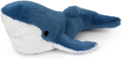 Wilberry Water Wonders Blue Whale Soft Toy - Soft Plush Whale for Kids, Ocean Wildlife Sensory Cuddle Companion, for Bedrooms, Nurseries & Storytime - 10cm