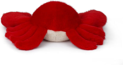 Wilberry Water Wonders Crab Soft Toy - Soft Red Plush Crab with Friendly Expression, Sensory Play Ocean Animal Toy for Kids, Perfect for Cuddles & Imaginative Play - 7cm