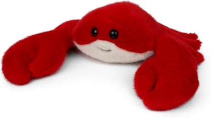 Wilberry Water Wonders Crab Soft Toy - Soft Red Plush Crab with Friendly Expression, Sensory Play Ocean Animal Toy for Kids, Perfect for Cuddles & Imaginative Play - 7cm