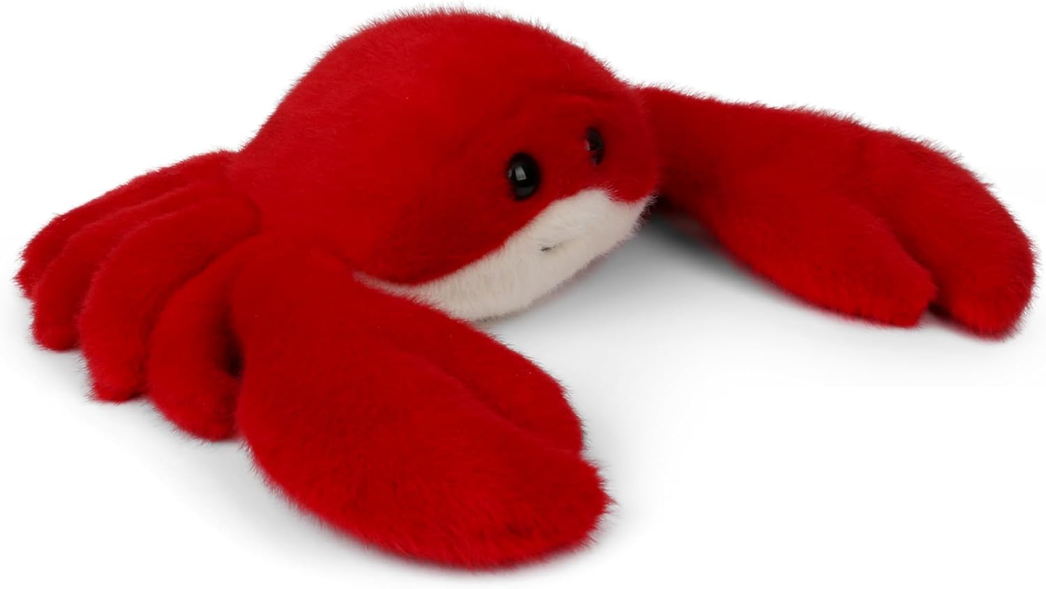 Wilberry Water Wonders Crab Soft Toy - Soft Red Plush Crab with Friendly Expression, Sensory Play Ocean Animal Toy for Kids, Perfect for Cuddles & Imaginative Play - 7cm